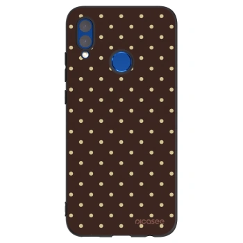 Etui na Huawei P Smart 2019 - Vanilla Dots & Chocolate