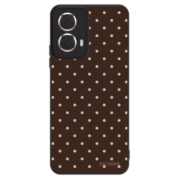 Etui na Motorola Moto G85 - Vanilla Dots & Chocolate
