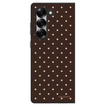 Etui na Samsung Galaxy Z Fold6 5G - Vanilla Dots & Chocolate