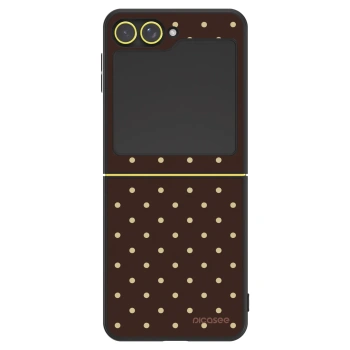 Etui na Samsung Galaxy Z Flip5 5G - Vanilla Dots & Chocolate