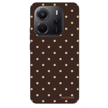 Etui na Xiaomi Redmi Note 14 5G - Vanilla Dots & Chocolate