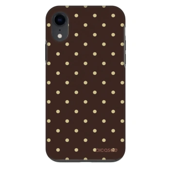 Etui na Apple iPhone XR - Vanilla Dots & Chocolate