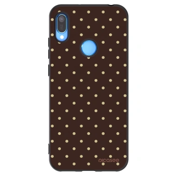 Etui na Huawei Y6 2019 - Vanilla Dots & Chocolate
