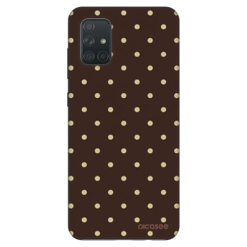 Etui na Samsung Galaxy A71 A715F - Vanilla Dots & Chocolate