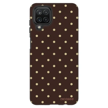 Etui na Samsung Galaxy A12 A125F - Vanilla Dots & Chocolate