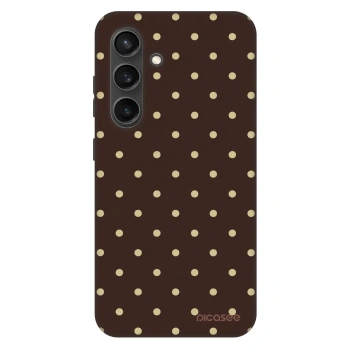 Etui na Samsung Galaxy S24 S921B 5G - Vanilla Dots & Chocolate
