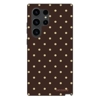 Etui na Samsung Galaxy S24 Ultra S928B 5G - Vanilla Dots & Chocolate
