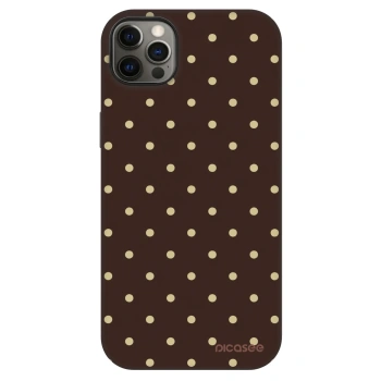 Etui na Apple iPhone 12 Pro Max - Vanilla Dots & Chocolate