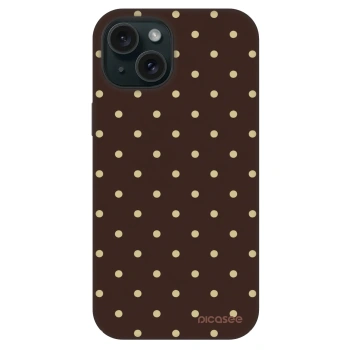 Picasee Fashion Case MagSafe na Apple iPhone 15 - Vanilla Dots & Chocolate
