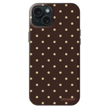 Etui na Apple iPhone 15 Plus - Vanilla Dots & Chocolate