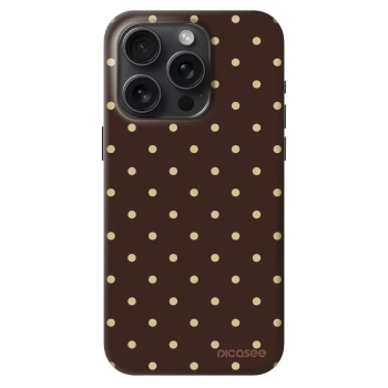 Etui na Apple iPhone 15 Pro - Vanilla Dots & Chocolate