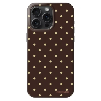 Etui na Apple iPhone 15 Pro Max - Vanilla Dots & Chocolate