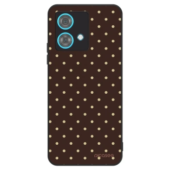 Etui na Motorola Edge 40 Neo - Vanilla Dots & Chocolate