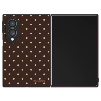 Etui na Samsung Galaxy Z Fold8 5G - Vanilla Dots & Chocolate
