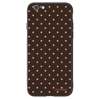Etui na Apple iPhone 6/6S - Vanilla Dots & Chocolate