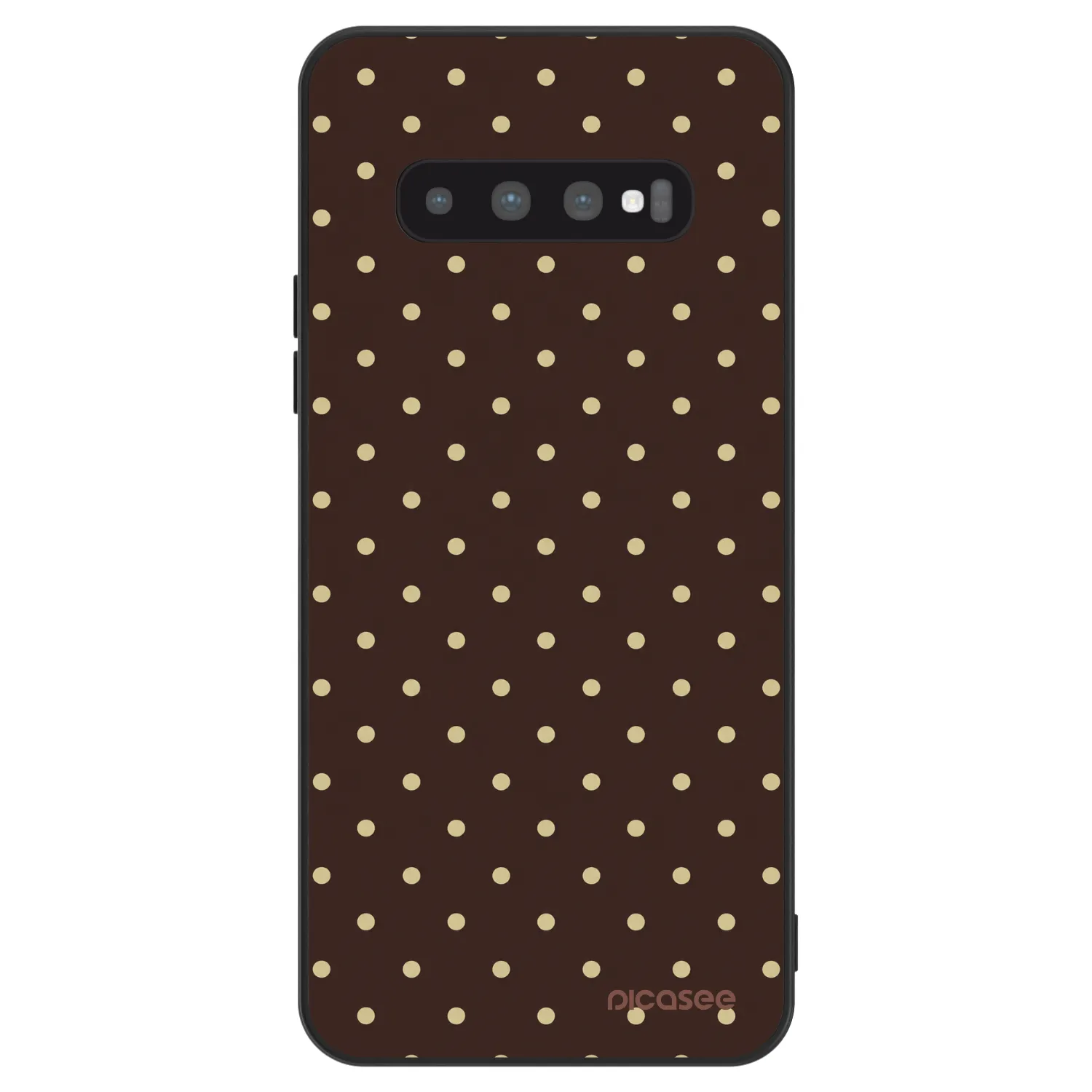 Picasee ULTIMATE CASE na Samsung Galaxy S10 G973 - Vanilla Dots & Chocolate