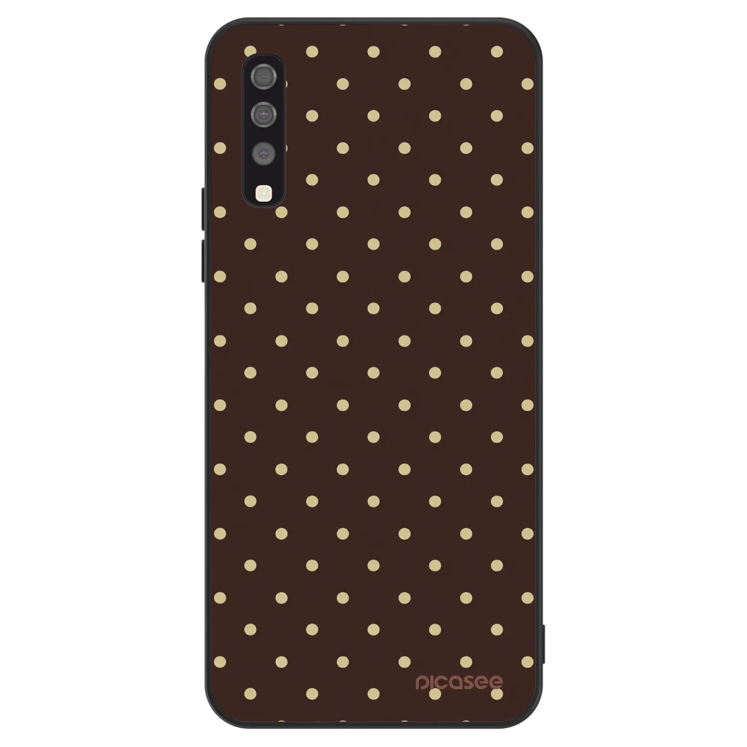Picasee ULTIMATE CASE na Samsung Galaxy A70 A705F - Vanilla Dots & Chocolate
