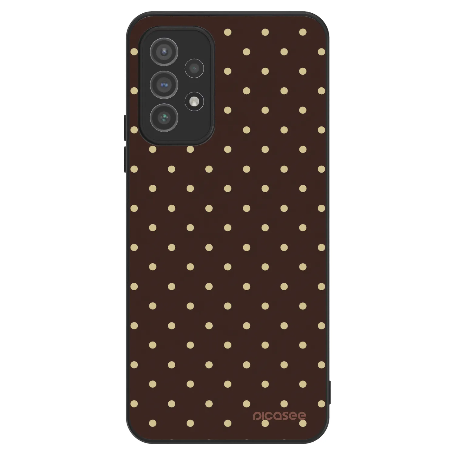 Picasee ULTIMATE CASE na Samsung Galaxy A72 A725F - Vanilla Dots & Chocolate