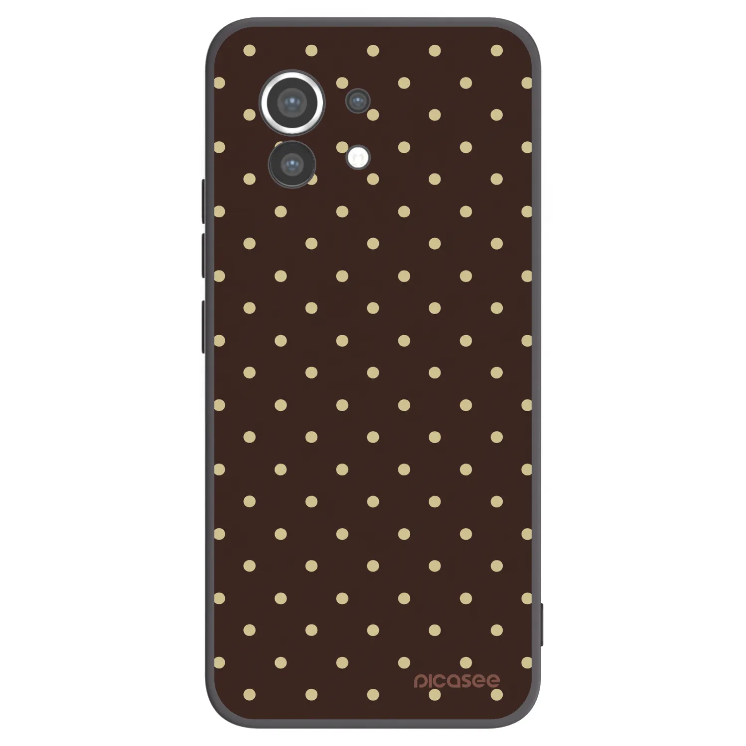 Picasee silikonowe czarne etui na Xiaomi Mi 11 - Vanilla Dots & Chocolate
