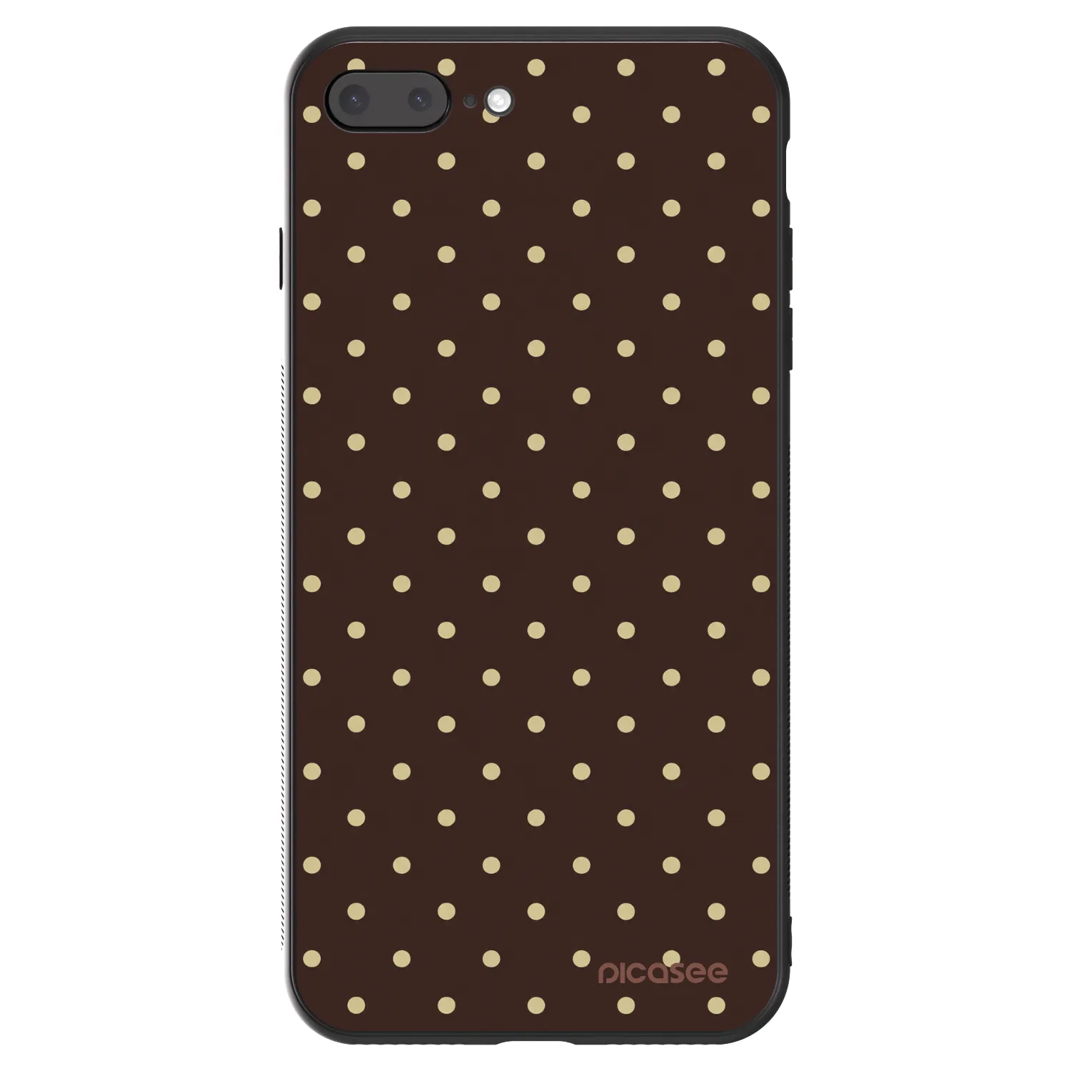 Picasee ULTIMATE CASE na Apple iPhone 8 Plus - Vanilla Dots & Chocolate