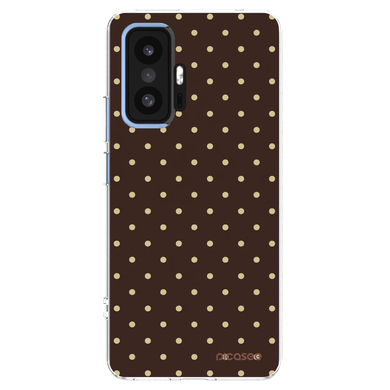 Picasee silikonowe przeźroczyste etui na Xiaomi 11T Pro - Vanilla Dots & Chocolate