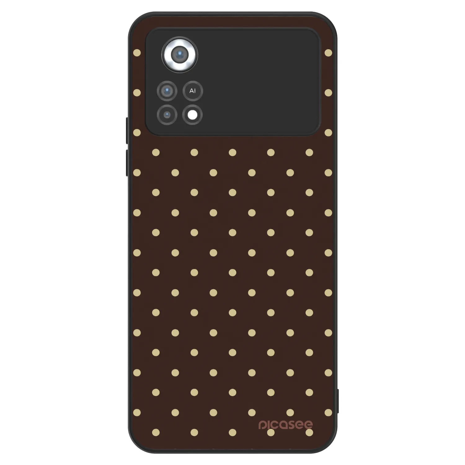 Picasee ULTIMATE CASE na Xiaomi Poco X4 Pro 5G - Vanilla Dots & Chocolate