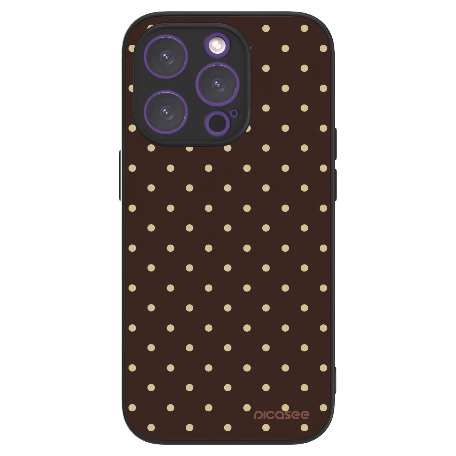 Picasee ULTIMATE CASE MagSafe pro Apple iPhone 14 Pro - Vanilla Dots & Chocolate