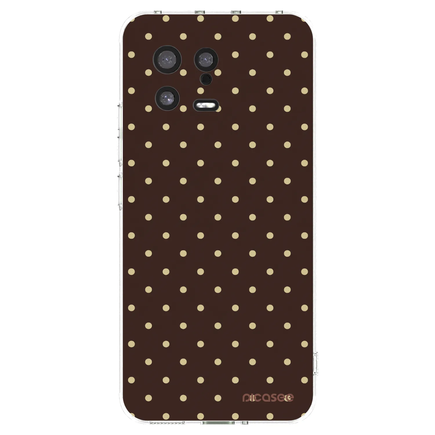 Picasee silikonowe przeźroczyste etui na Xiaomi 13 - Vanilla Dots & Chocolate