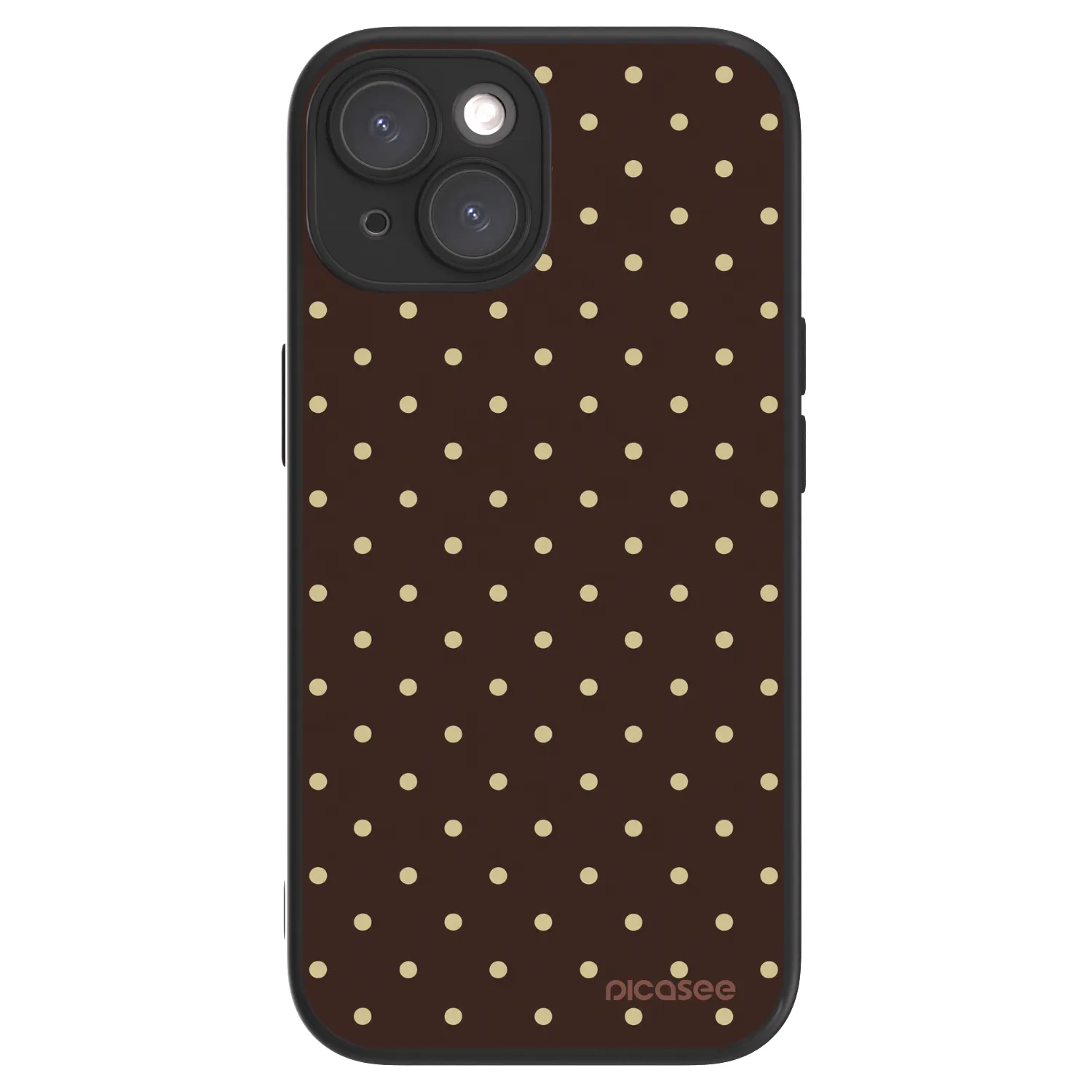 Picasee ULTIMATE CASE MagSafe pro Apple iPhone 15 - Vanilla Dots & Chocolate