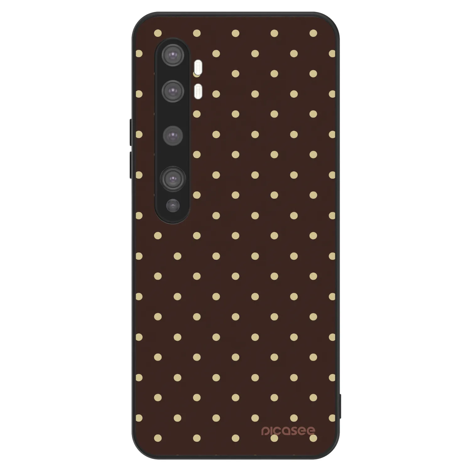 Picasee ULTIMATE CASE na Xiaomi Mi Note 10 (Pro) - Vanilla Dots & Chocolate