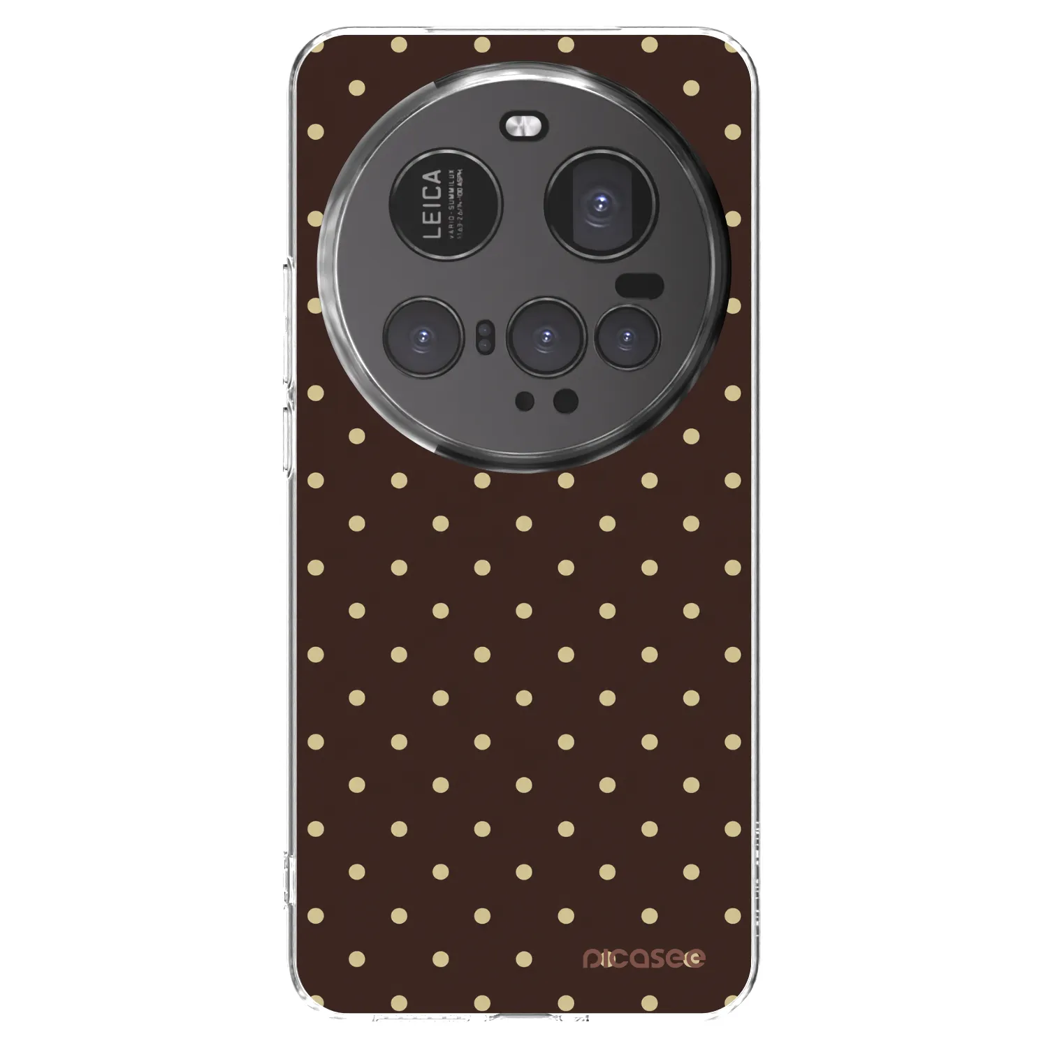 Picasee silikonowe przeźroczyste etui na Xiaomi 15 Ultra - Vanilla Dots & Chocolate