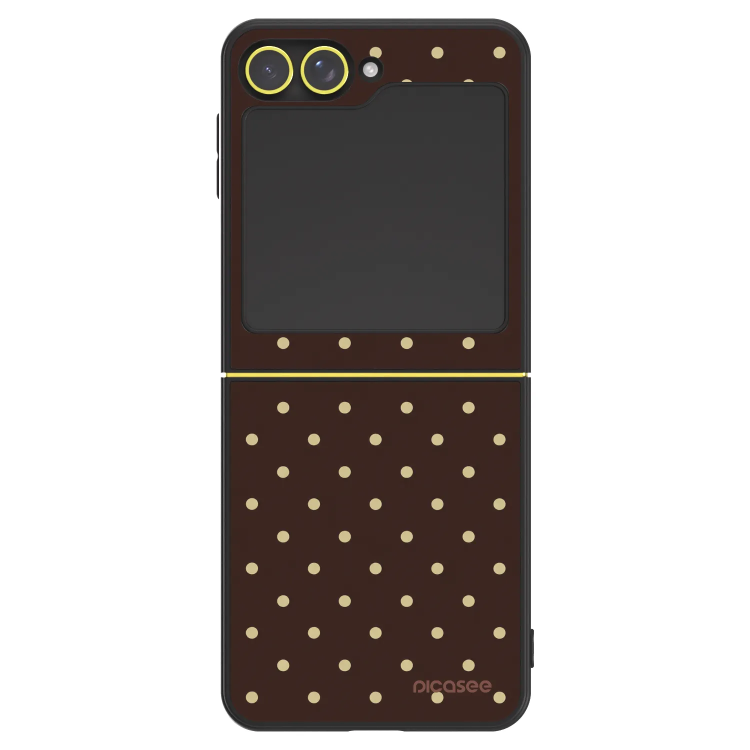 Picasee ULTIMATE CASE na Samsung Galaxy Z Flip6 5G - Vanilla Dots & Chocolate