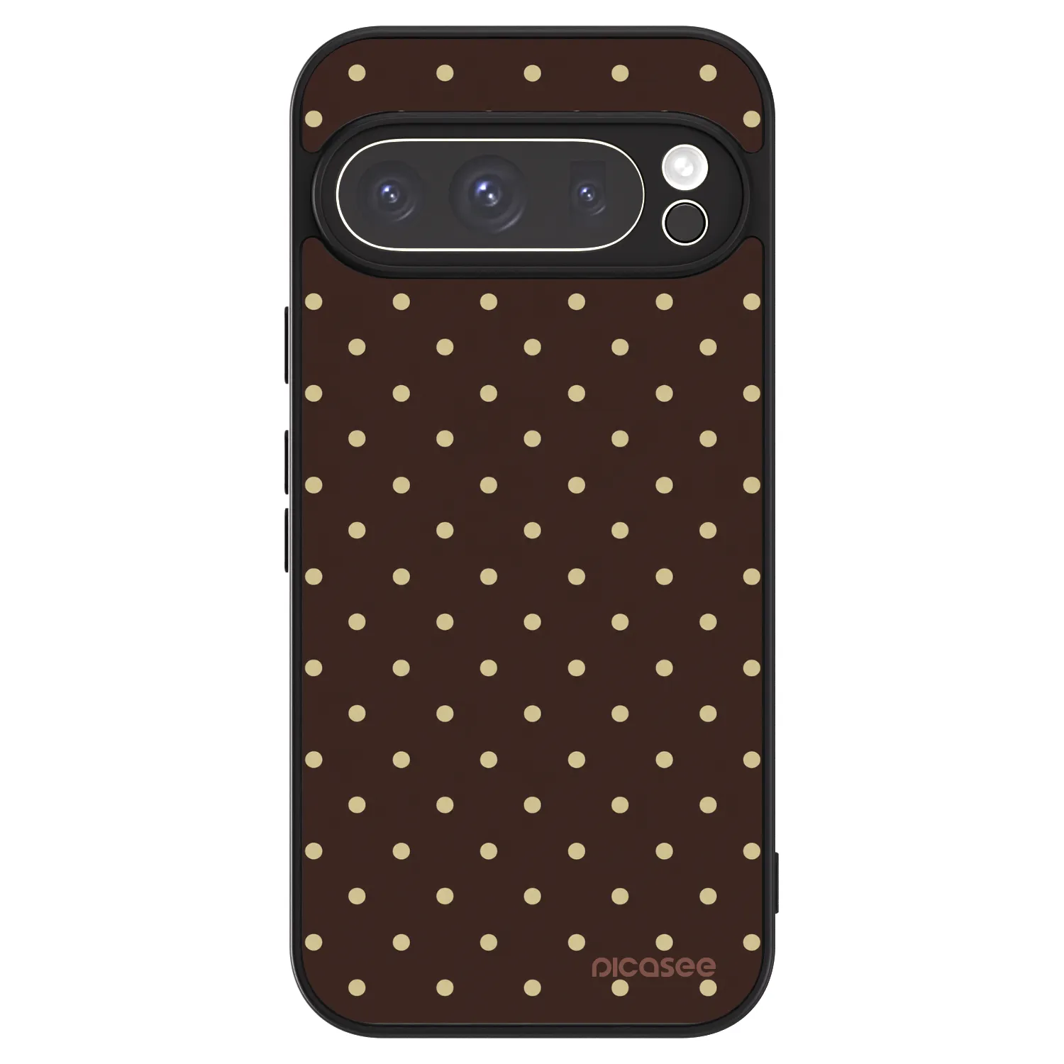 Picasee ULTIMATE CASE na Google Pixel 9 Pro - Vanilla Dots & Chocolate
