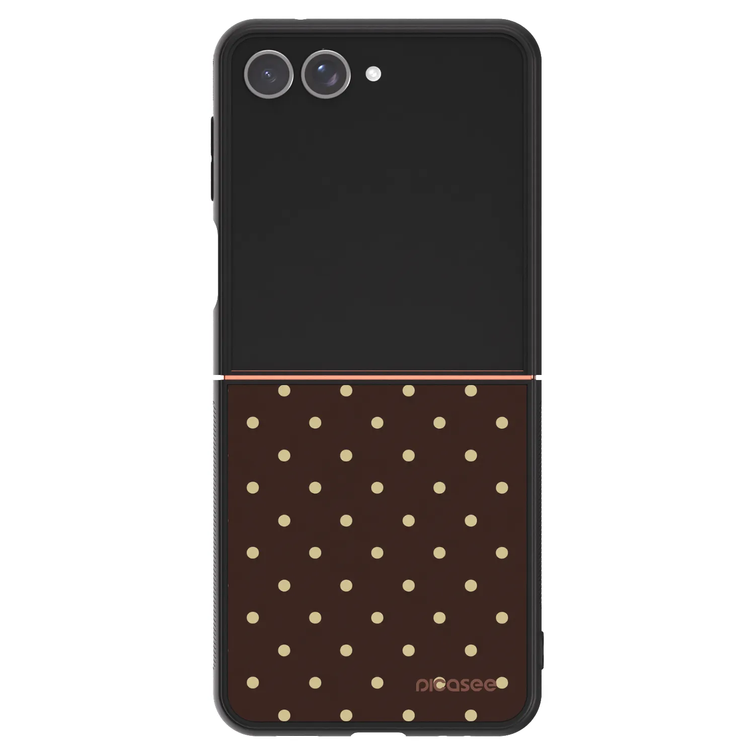 Picasee ULTIMATE CASE na Samsung Galaxy Z Flip7 5G - Vanilla Dots & Chocolate