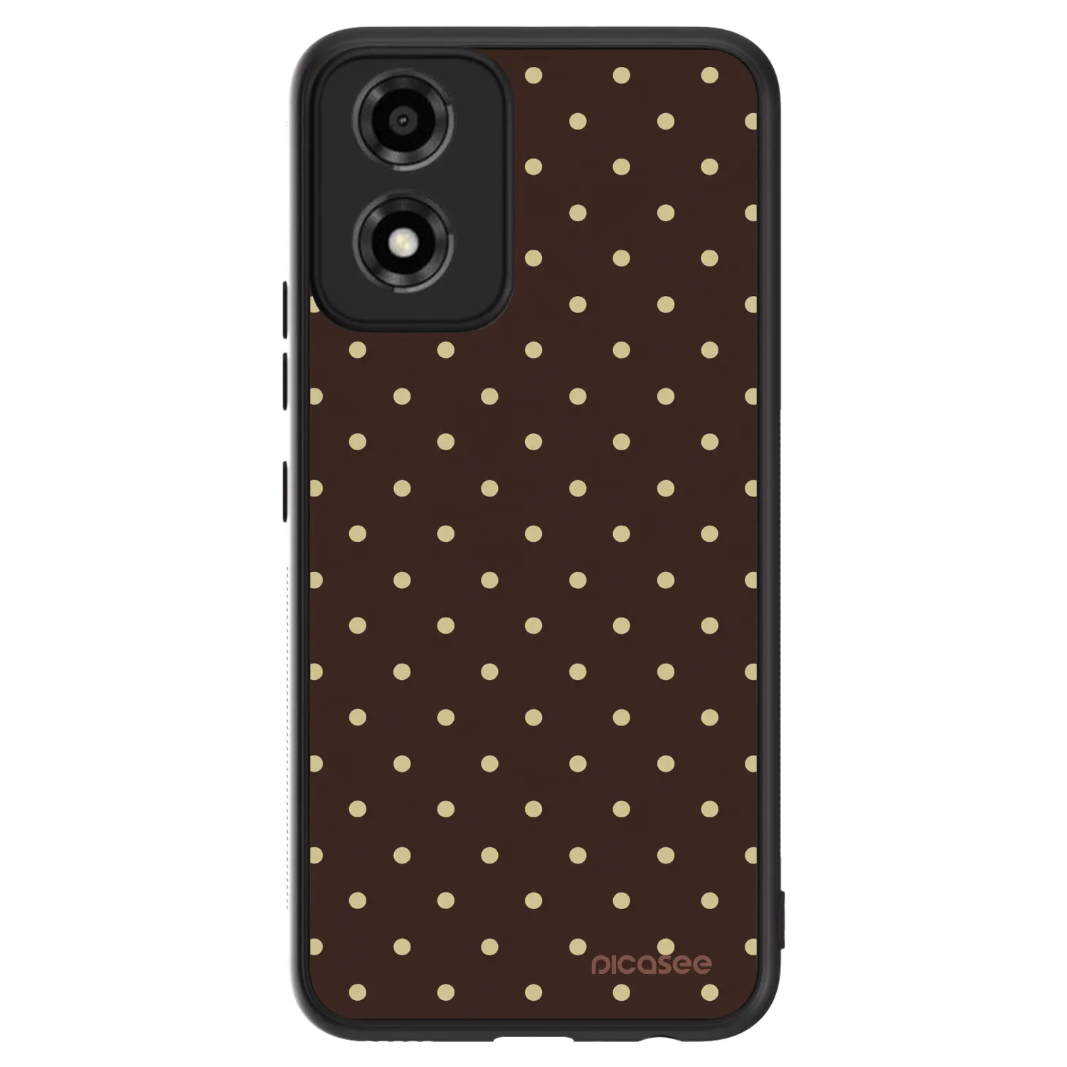 Picasee ULTIMATE CASE na Motorola Moto E14 - Vanilla Dots & Chocolate