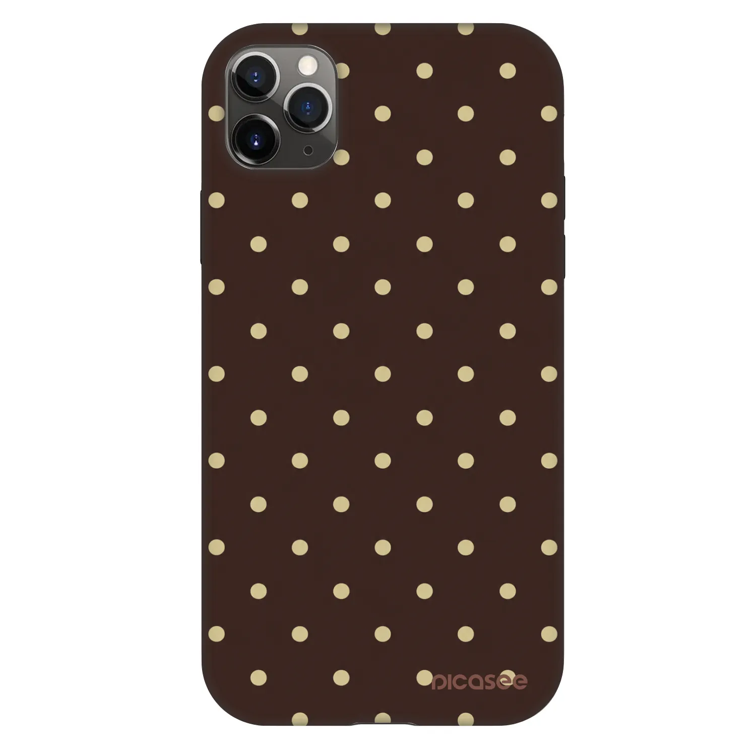 Picasee Fashion Case na Apple iPhone 11 Pro Max - Vanilla Dots & Chocolate