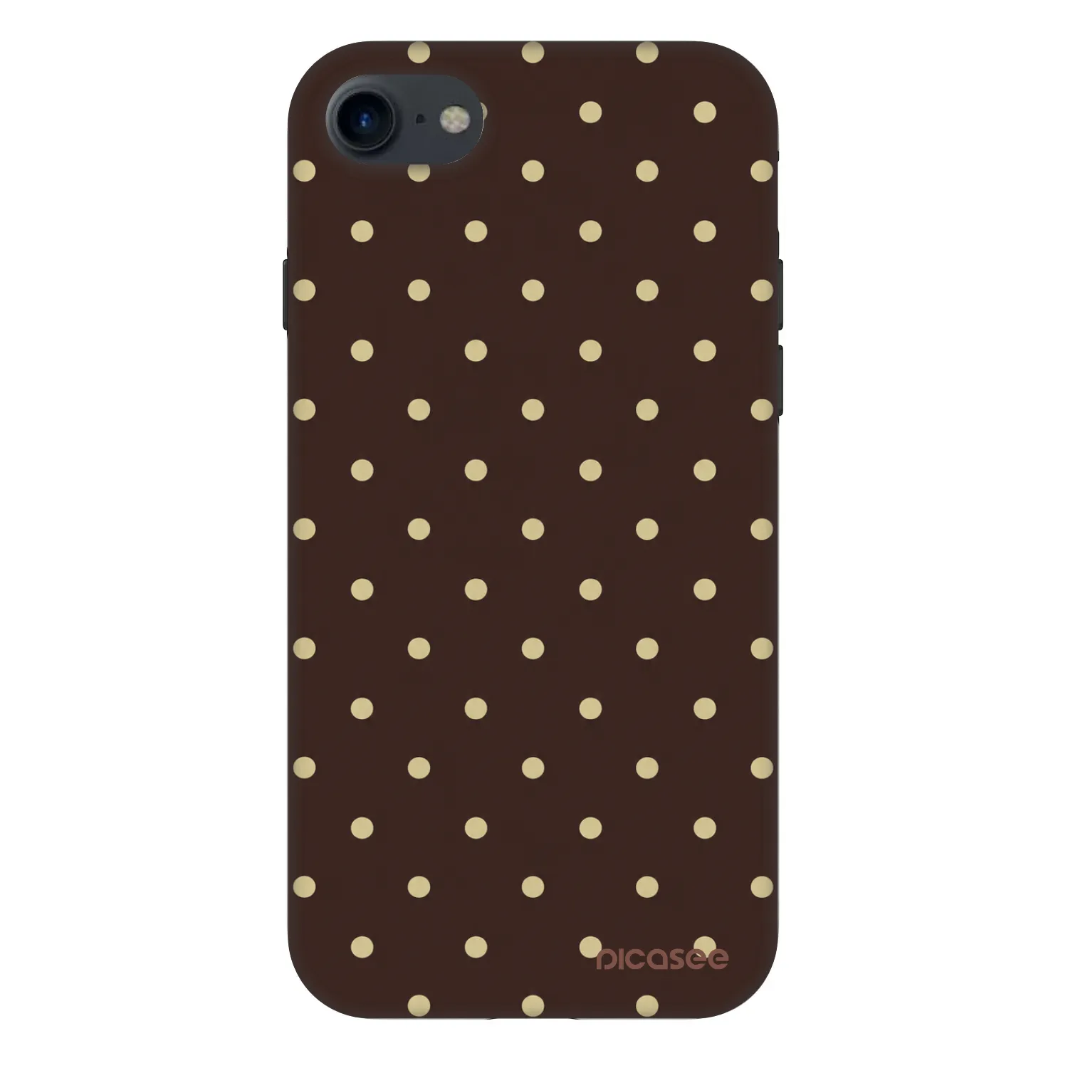 Picasee Fashion Case na Apple iPhone 7 - Vanilla Dots & Chocolate