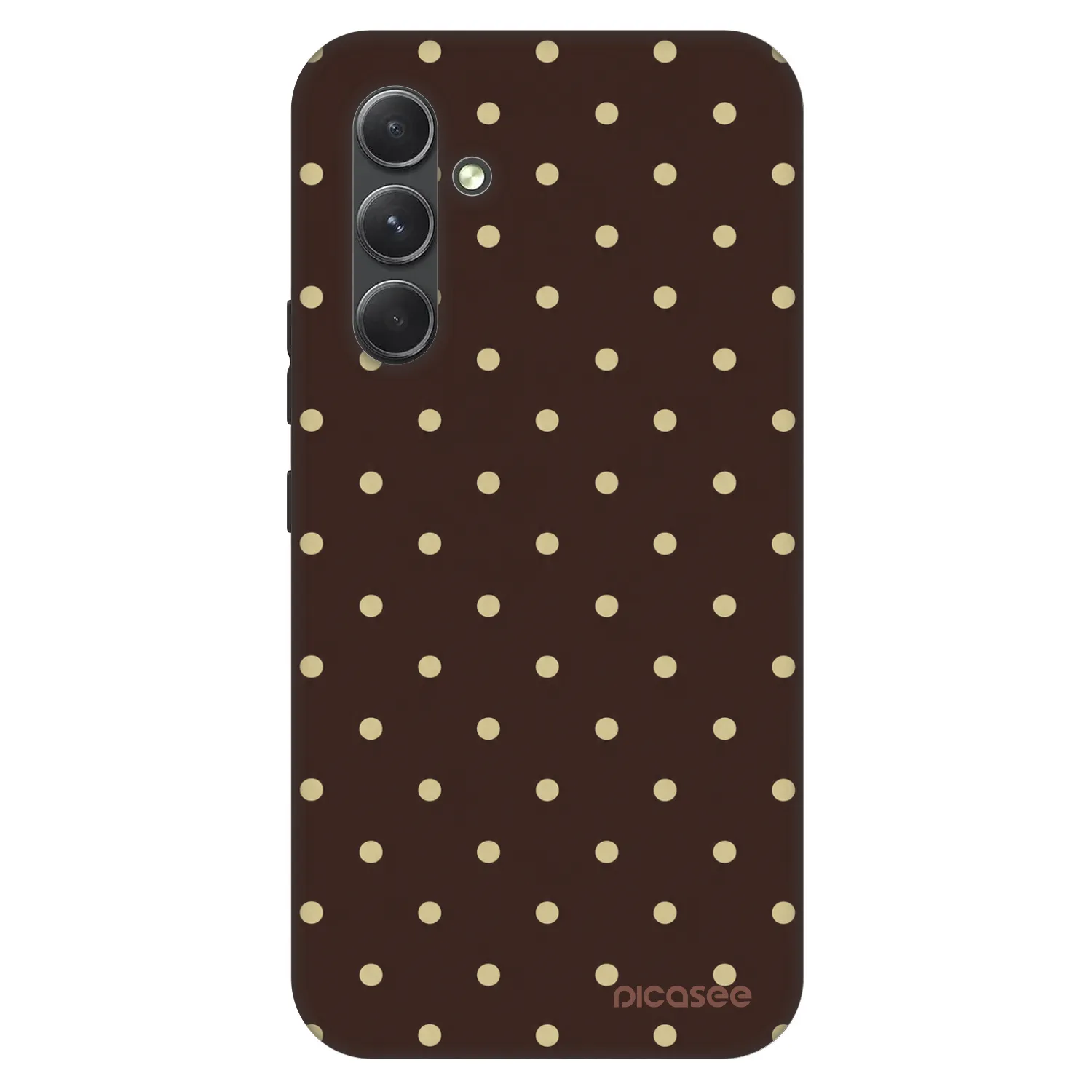 Picasee Fashion Case na Samsung Galaxy A54 5G A546B - Vanilla Dots & Chocolate