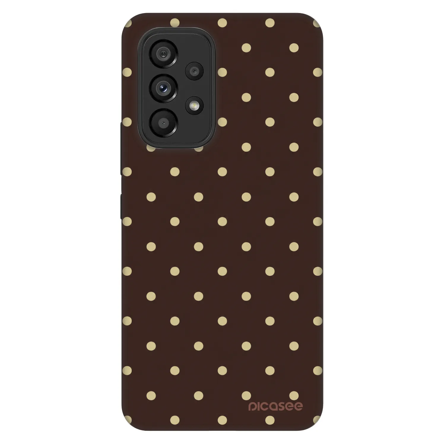 Picasee Fashion Case na Samsung Galaxy A53 5G A536 - Vanilla Dots & Chocolate