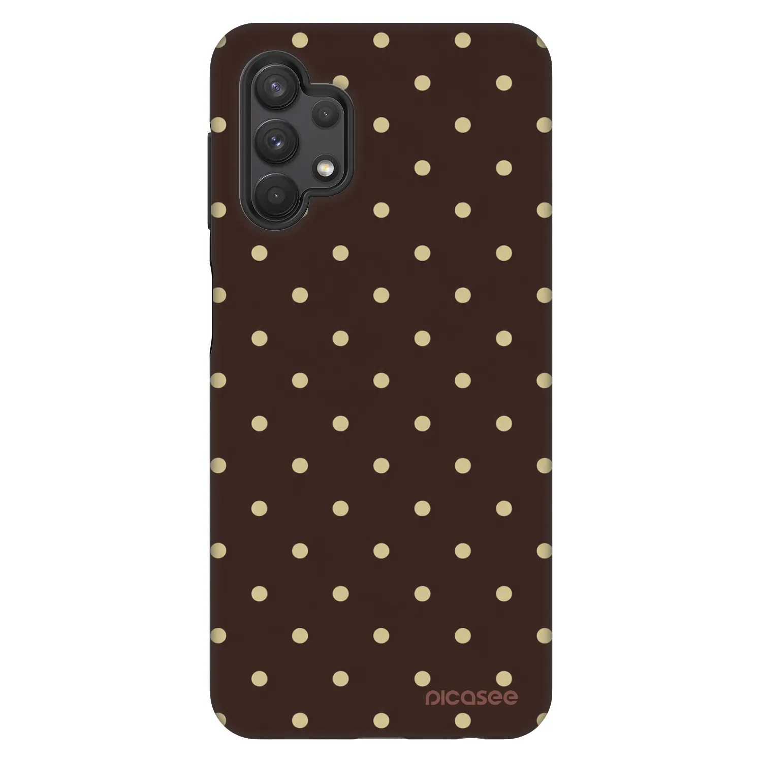 Picasee Fashion Case na Samsung Galaxy A32 5G A326B - Vanilla Dots & Chocolate
