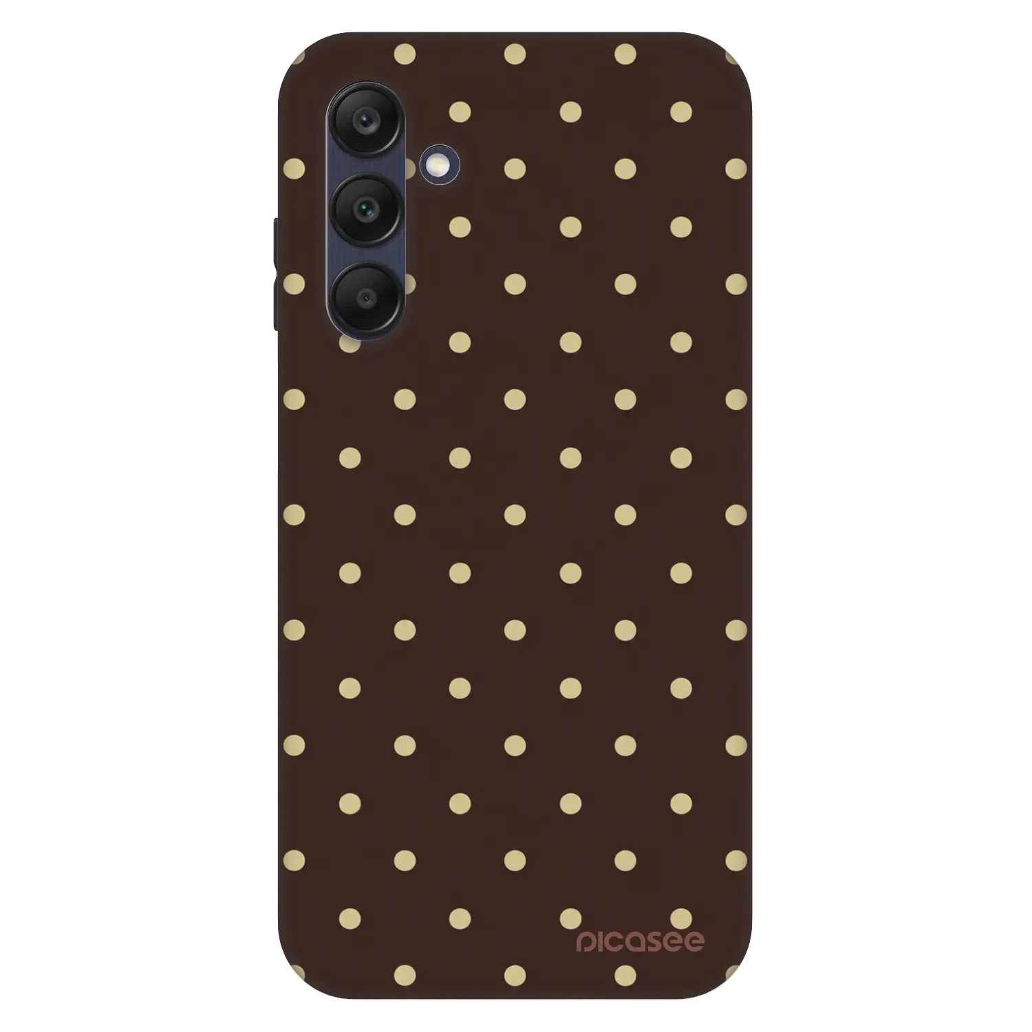 Picasee Fashion Case na Samsung Galaxy A25 A256B 5G - Vanilla Dots & Chocolate