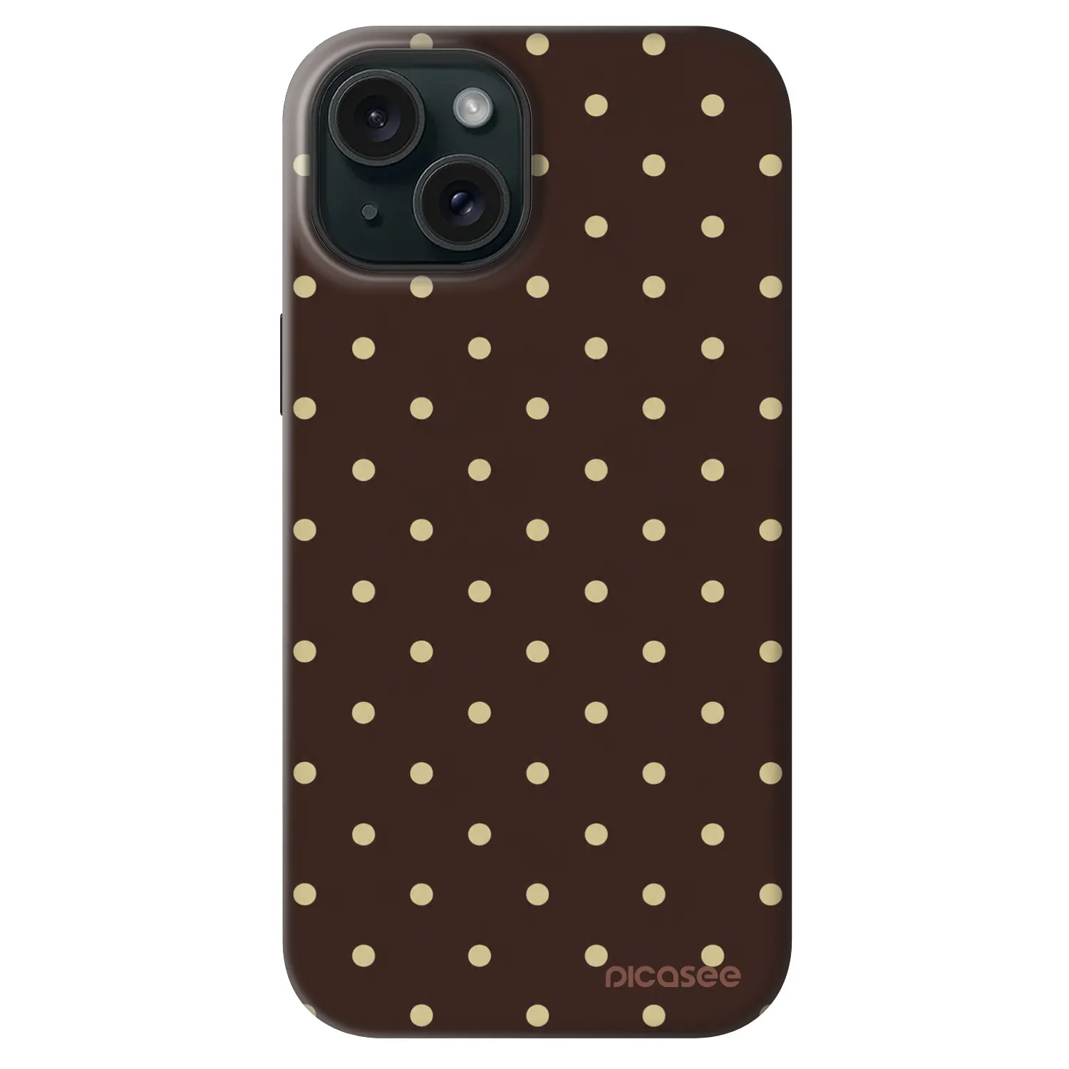 Picasee Fashion Case MagSafe na Apple iPhone 14 - Vanilla Dots & Chocolate
