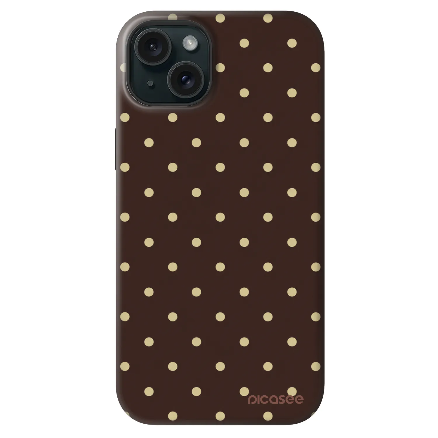 Picasee Fashion Case MagSafe na Apple iPhone 14 Plus - Vanilla Dots & Chocolate