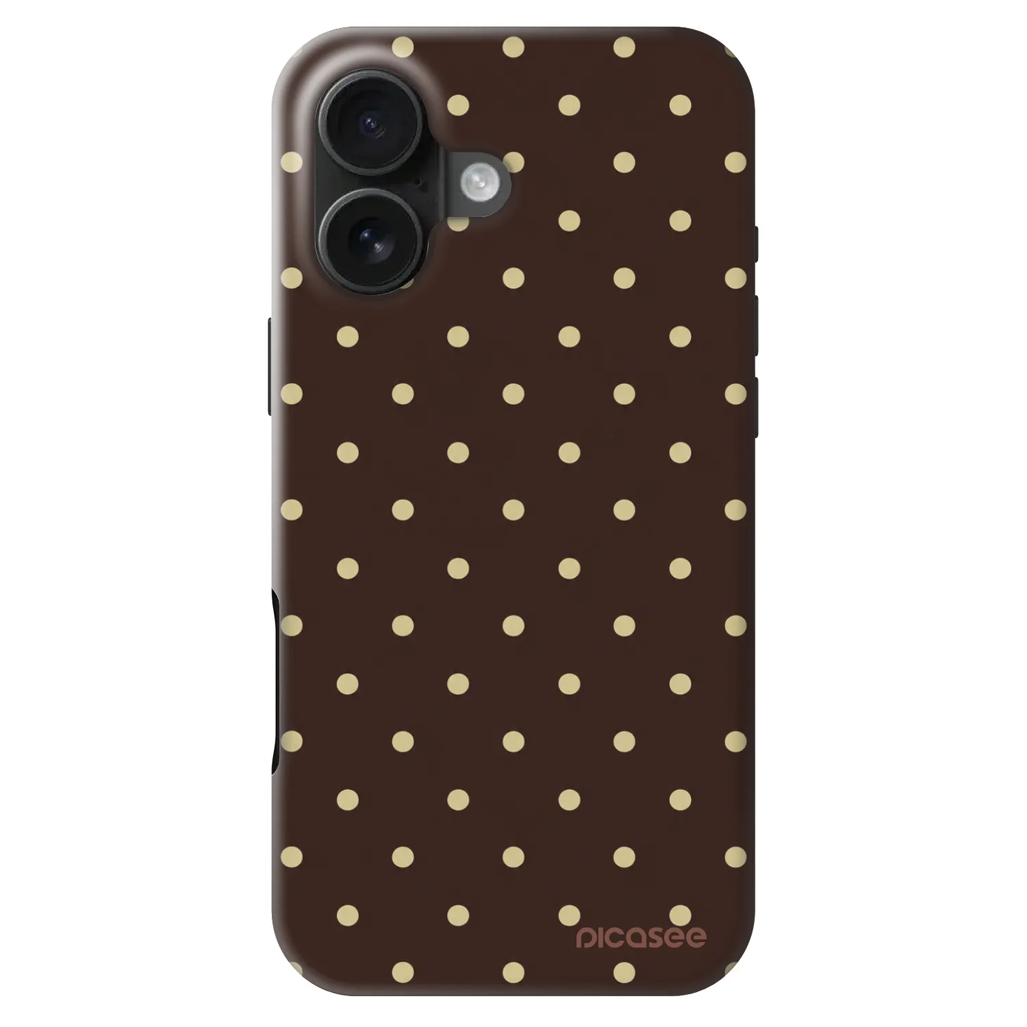 Picasee Fashion Case MagSafe na Apple iPhone 16 - Vanilla Dots & Chocolate