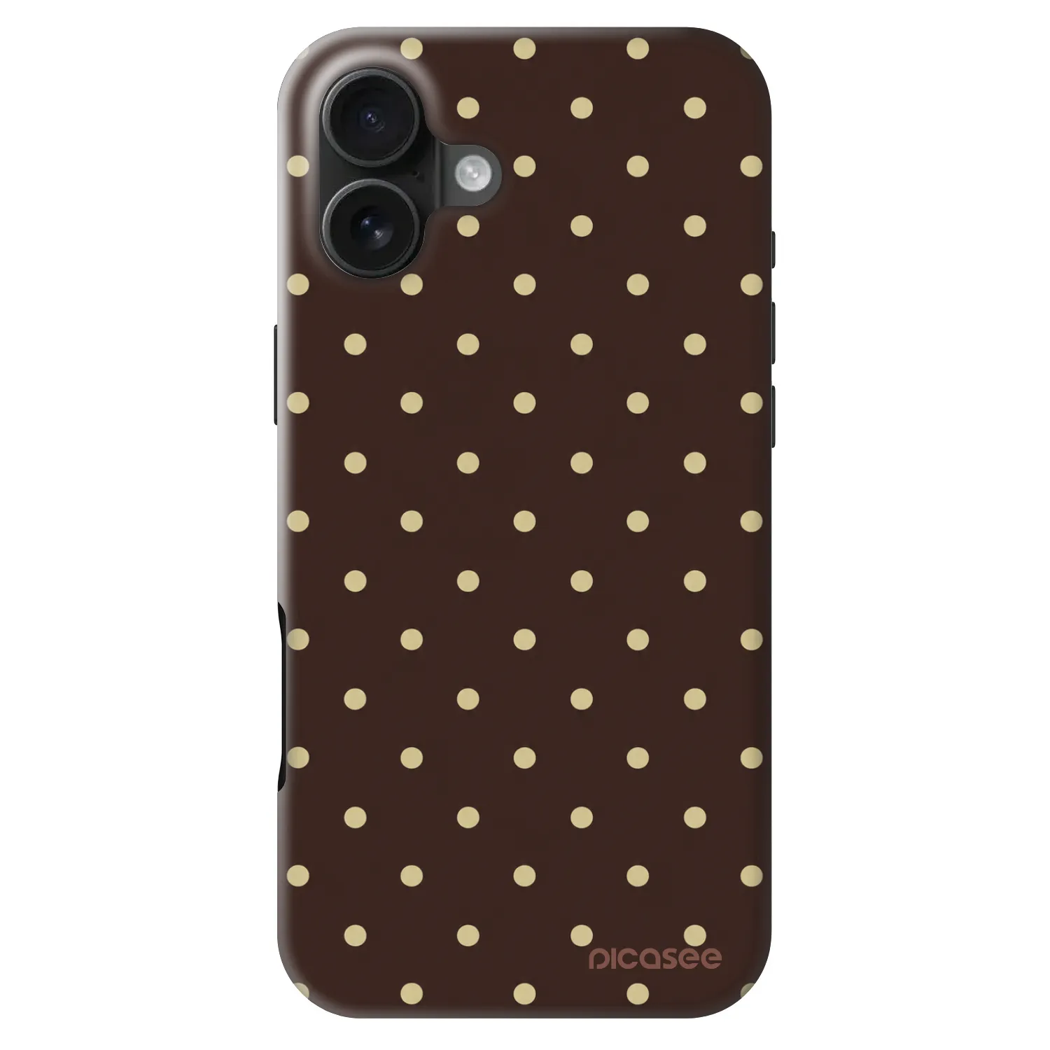 Picasee Fashion Case MagSafe na Apple iPhone 16 Plus - Vanilla Dots & Chocolate