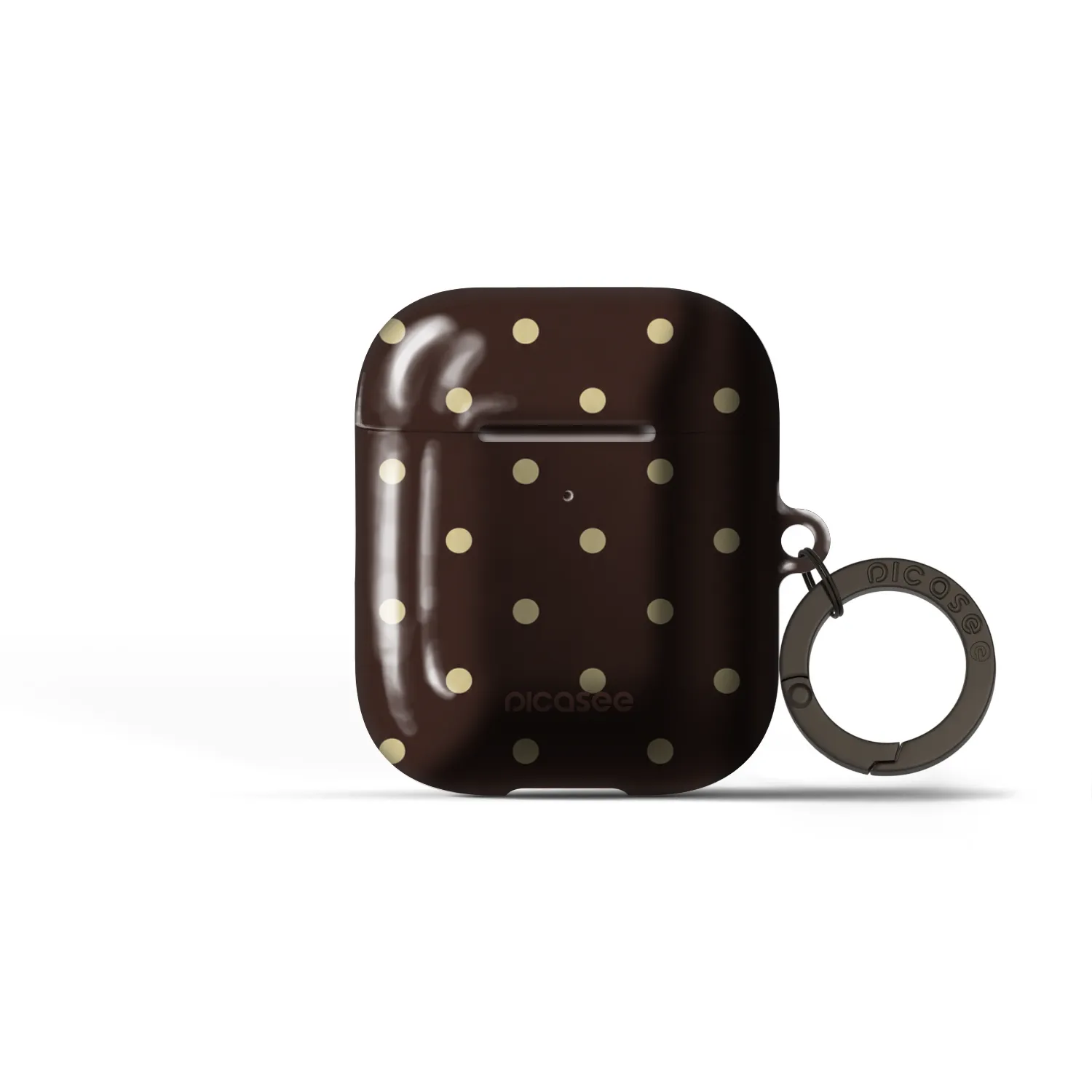 Picasee Obal pro Apple AirPods 1 - Vanilla Dots & Chocolate