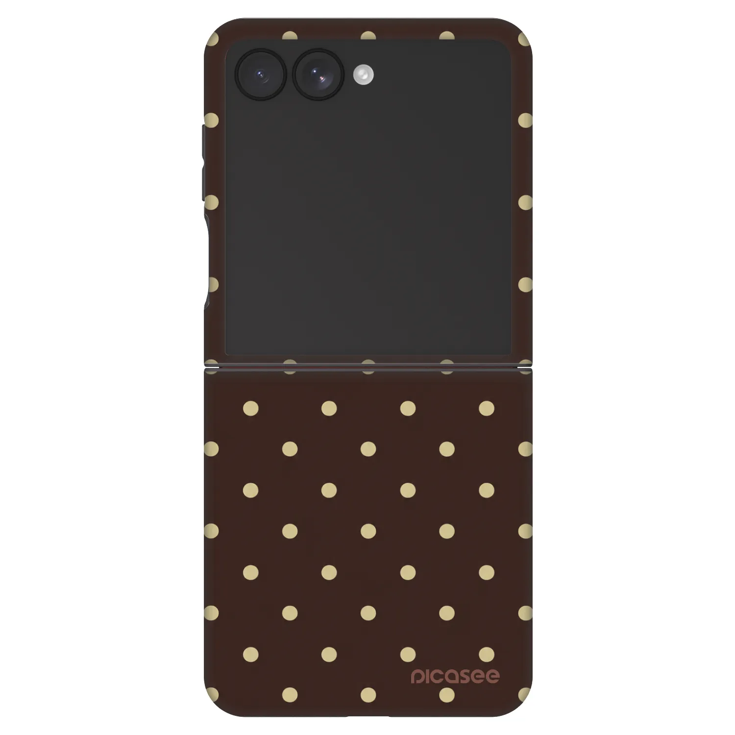 Picasee Fashion Case na Samsung Galaxy Z Flip7 5G - Vanilla Dots & Chocolate