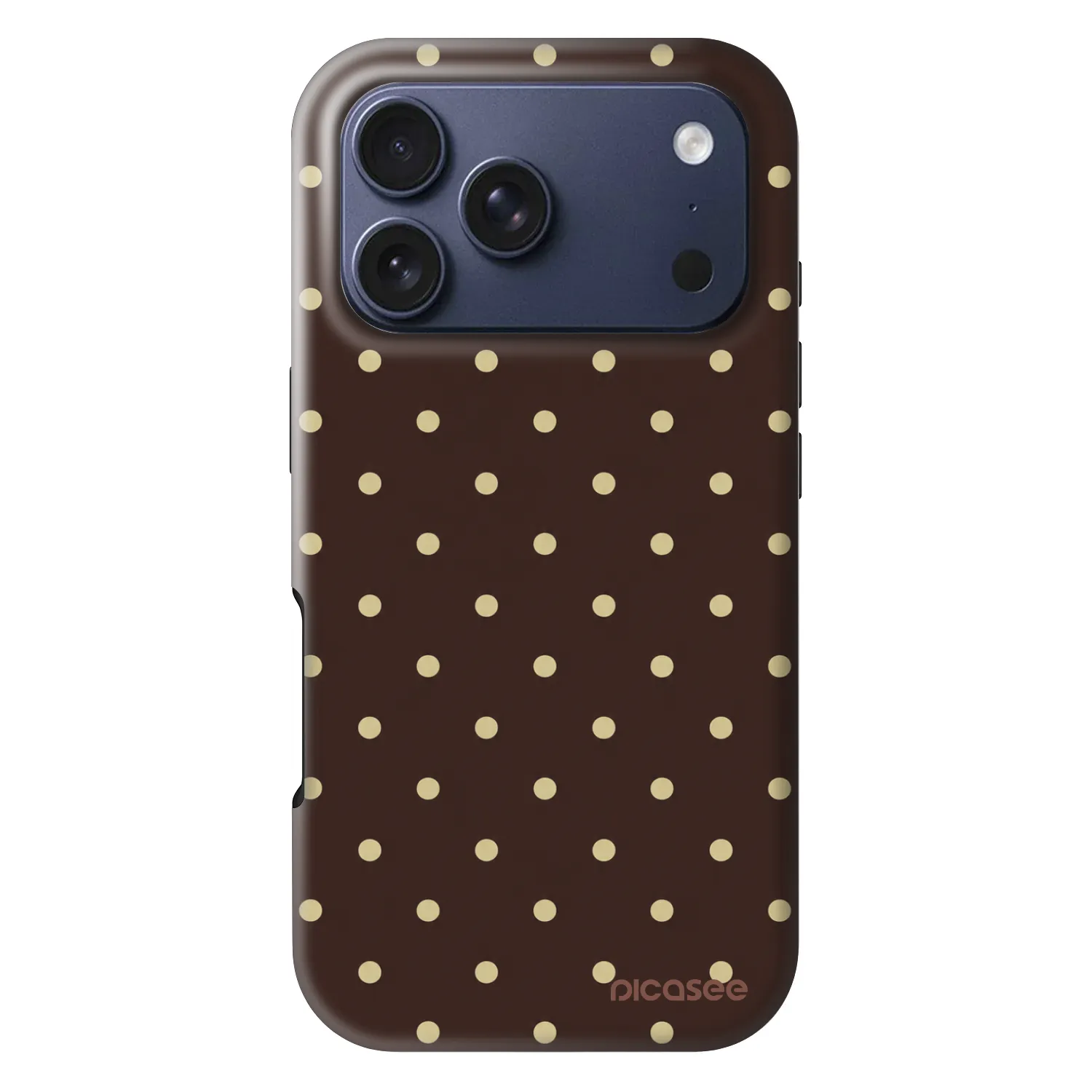 Picasee Fashion Case MagSafe na Apple iPhone 18 Pro - Vanilla Dots & Chocolate