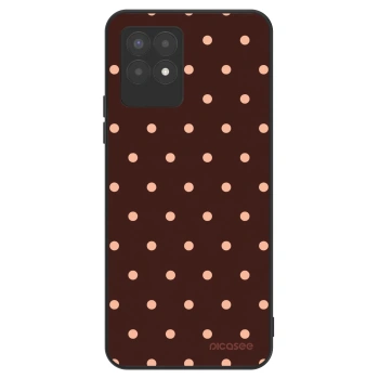 Etui na Realme 8i - Peach Dots & Chocolate