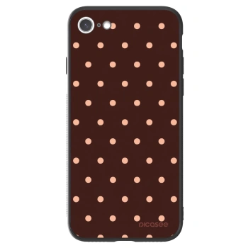 Picasee ULTIMATE CASE na Apple iPhone SE 2022 - Peach Dots & Chocolate
